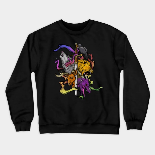 Heir to the Throne Crewneck Sweatshirt by Beanzomatic